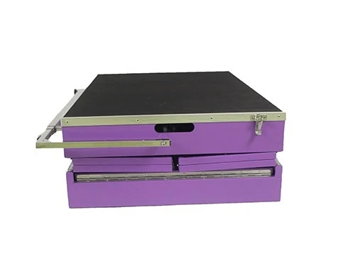 SolidPet Folding Dog Show Aircraft Cage Set With Trolley Size 3 - Purple 3 SolidPet Folding Dog Show Aircraft Cage Set With Trolley Size 3 - Purple - Image 3