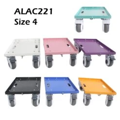 SolidPet Aircraft Cage Aluminum Trolley Size 4 [Colour: Blue] -Grooming Tools Sales SP ALAC221 2