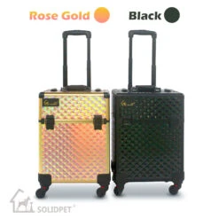 SolidPet Pro Grooming Tool Box With Trolley - Rose Gold -Grooming Tools Sales SP ALAC239 RG 3