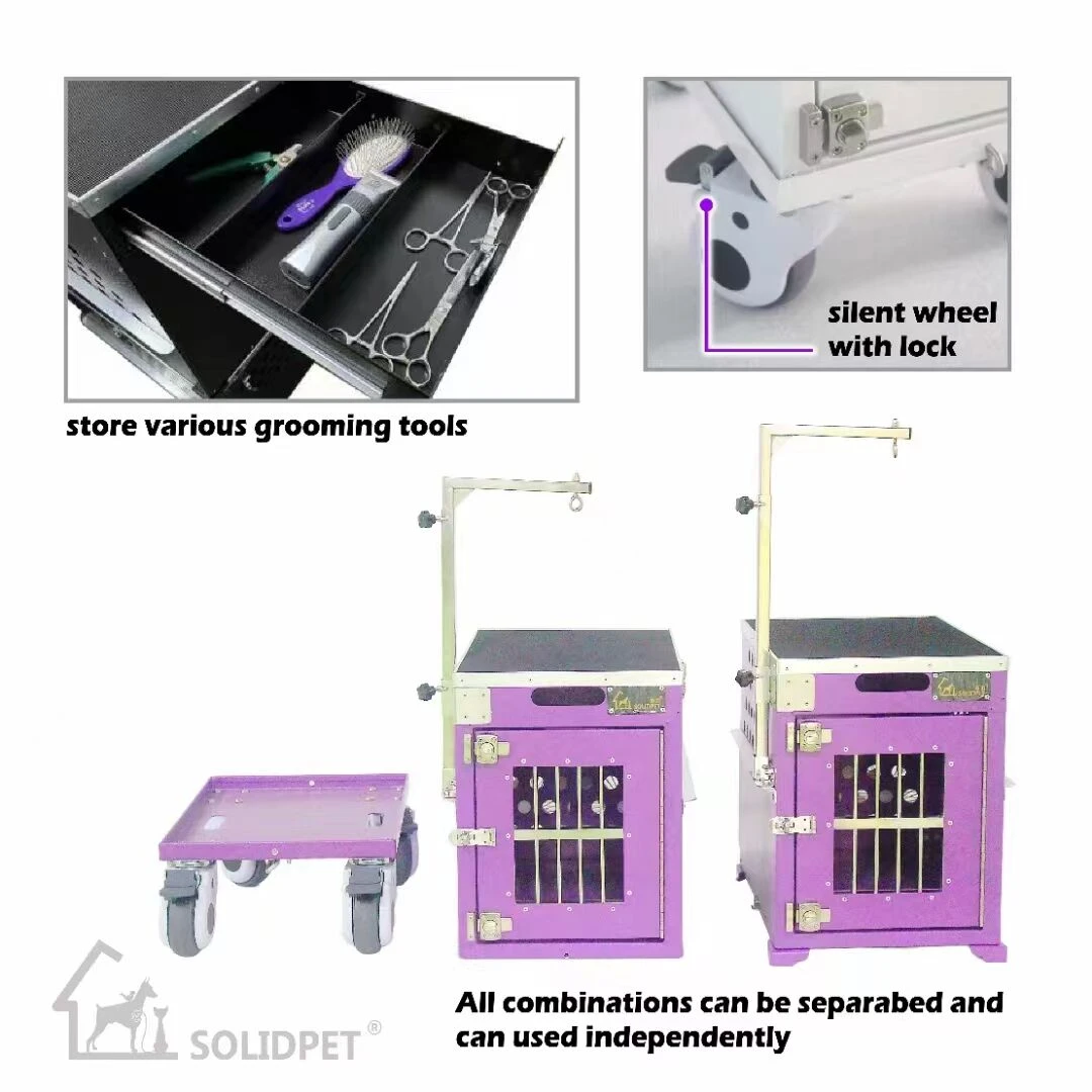 SolidPet Rigid Dog Show Aircraft Cage Size 4 - White 3 SolidPet Rigid Dog Show Aircraft Cage Size 4 - White - Image 3