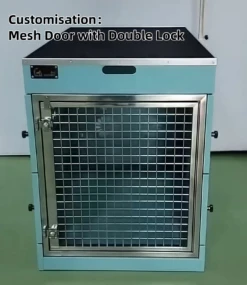 SolidPet Rigid Dog Show Aircraft Cage Size 4 - White