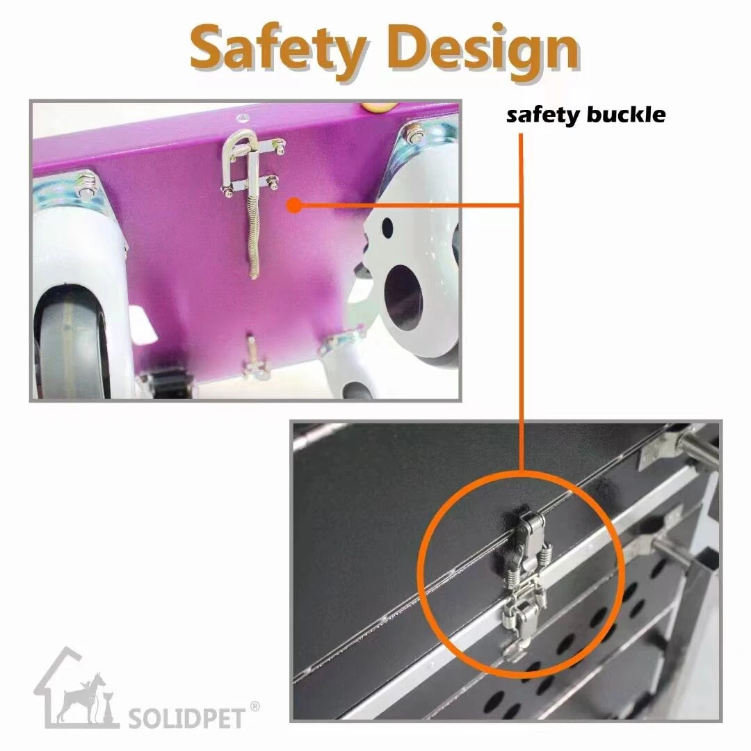 SolidPet Rigid Dog Show Aircraft Cage Size 4 - White 5 SolidPet Rigid Dog Show Aircraft Cage Size 4 - White - Image 5