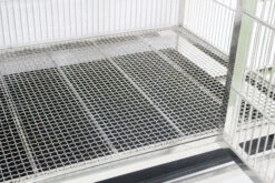 SolidPet Stainless Steel Foldable Dog Crate With Wheels -Grooming Tools Sales SP STC304 385 2