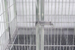 SolidPet Stainless Steel Foldable Dog Crate With Wheels -Grooming Tools Sales SP STC304 385