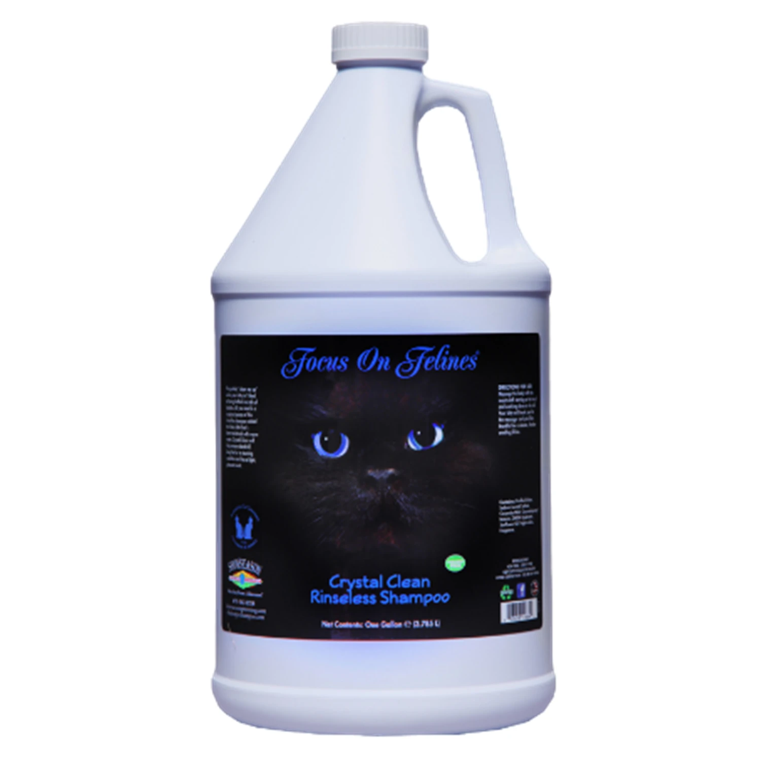 Focus On Felines Crystal Clean Rinseless Shampoo For Cats Gallon (3.8L) 1 Focus On Felines Crystal Clean Rinseless Shampoo For Cats Gallon (3.8L)