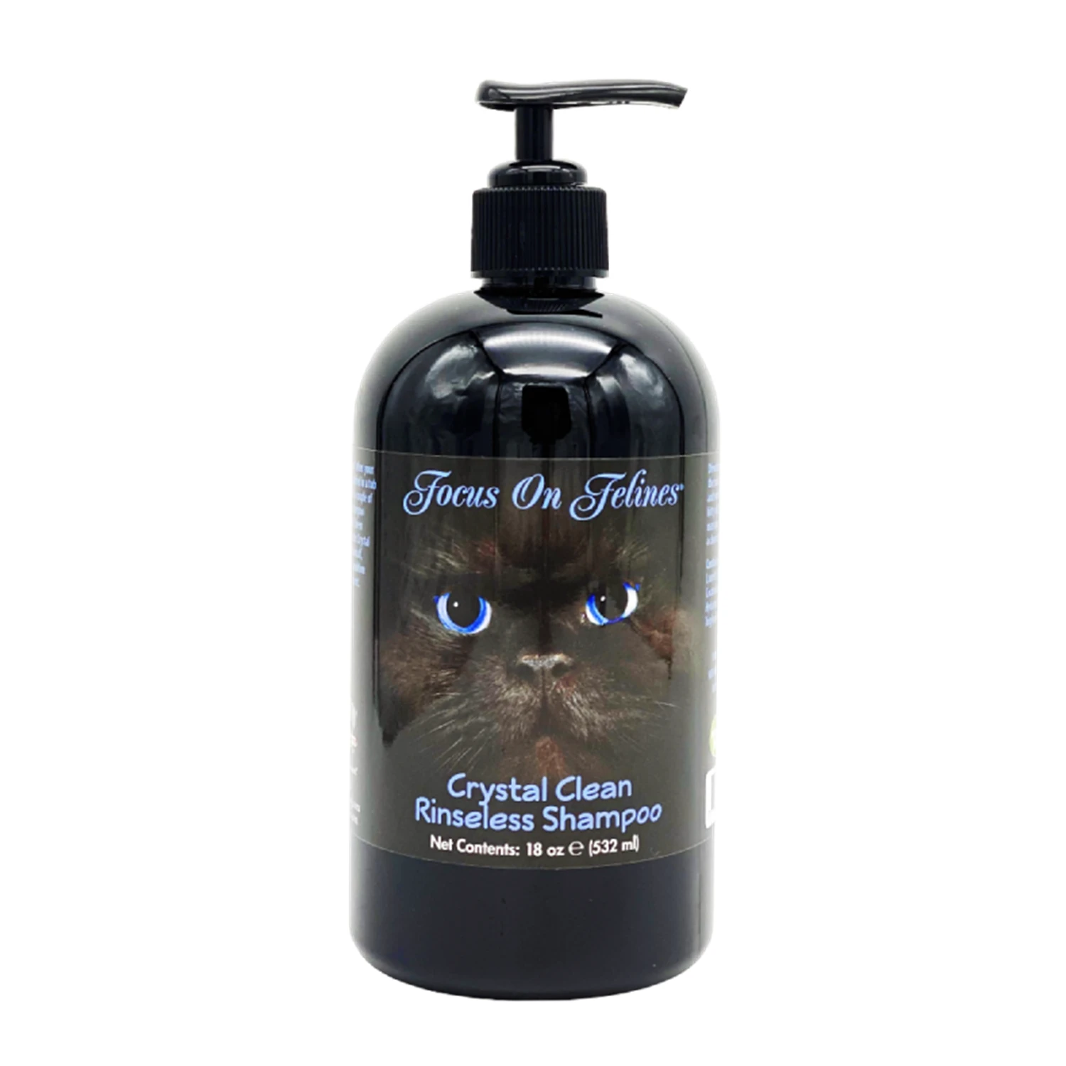 Focus On Felines Crystal Clean Rinseless Shampoo For Cats 18oz (532ml) 1 Focus On Felines Crystal Clean Rinseless Shampoo For Cats 18oz (532ml)