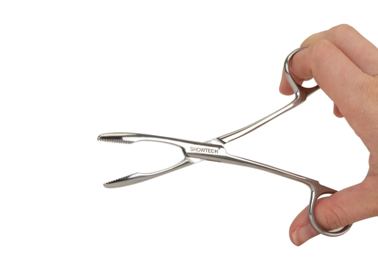Show Tech + Ear Safety Forceps Hair Puller Hemostat Straight 14cm 4 Show Tech + Ear Safety Forceps Hair Puller Hemostat Straight 14cm - Image 4