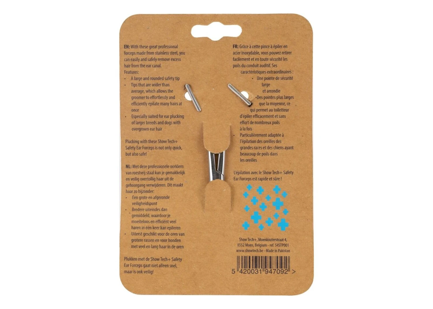 Show Tech + Ear Safety Forceps Hair Puller Hemostat Straight 14cm 1 Show Tech + Ear Safety Forceps Hair Puller Hemostat Straight 14cm