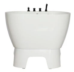 Aeolus Acrylic Bath Tub With Faucet And Sprayer Kit With Booster