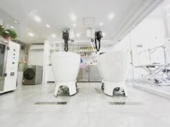 Aeolus Acrylic Bath Tub With Faucet And Sprayer Kit With Booster -Grooming Tools Sales T BTF1200DB 5