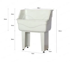 Aeolus Fiberglass Free Standing Bath Tub BTF90