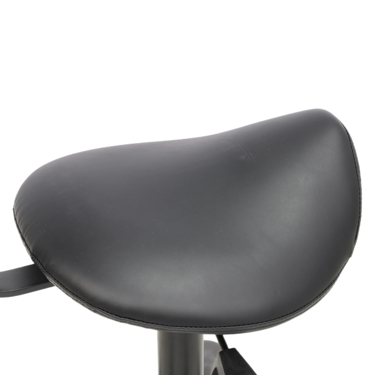 Groomer's Saddle Stool With Back Rest (Black) 2 Groomer's Saddle Stool With Back Rest (Black) - Image 2