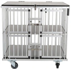 Aeolus 4-Berth Show Trolley With 4" Nylon Wheels - Large [Silver]