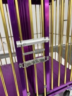 Aeolus 2-Berth Show Trolley With 4" Nylon Wheels [Gold And Purple] -Grooming Tools Sales T KB511NAT GP Kit 2