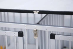 Aeolus 2-Berth Show Trolley With 6" Rubber Wheels - Large [Silver]