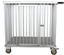 Aeolus 1-Berth Show Trolley With 4" Nylon Wheels - Small [Pink]