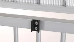 Aeolus 2-Berth Show Trolley With 4" Nylon Wheels - Small [Silver] -Grooming Tools Sales T KB513NAT SL Kit 2