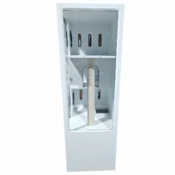 Aeolus Cat Condo Modular S/S And Aluminum Honeycomb - House [White] -Grooming Tools Sales T KCBC H WH 2