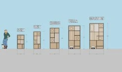 Aeolus Cat Condo Modular S/S And Aluminum Honeycomb - House [White] -Grooming Tools Sales T KCBC H WH