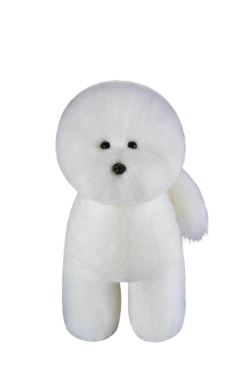 KissGrooming Bichon Frise Coat For Model Dog Mannequin [White] -Grooming Tools Sales T RMD32A1 3