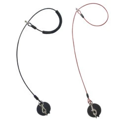 Aeolus Grooming Noose 4mm Steel Rope With Suction Cup - Red