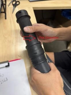 Aeolus / Shernbao D52 Grooming Dryer Hose 2.2 Meters [Standard Length]