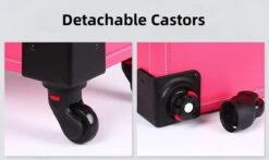 Aeolus Fancy Grooming Box Portable Tool Case - Pink -Grooming Tools Sales T TK611 PK 10