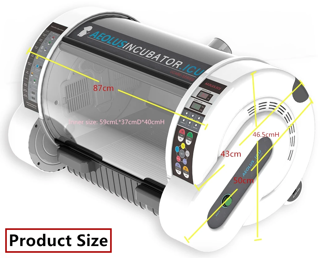 Aeolus Pet Incubator ICU Intensive Care For Small Animals UC1801 + Free Humidifier 12 Aeolus Pet Incubator ICU Intensive Care For Small Animals UC1801 + Free Humidifier - Image 12