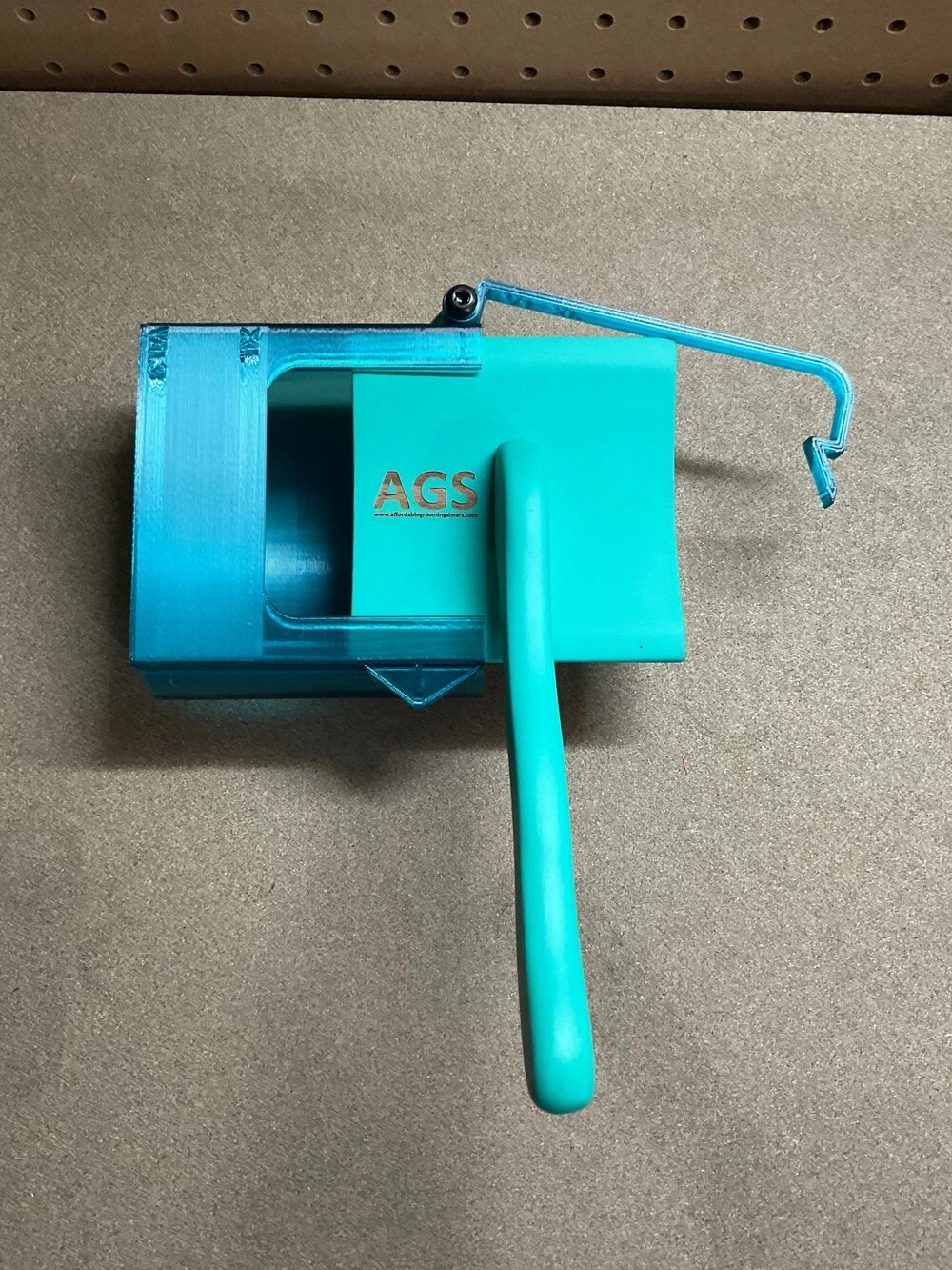 Vanity Fur Brush Cover Large - Cyan 2 Vanity Fur Brush Cover Large - Cyan - Image 2