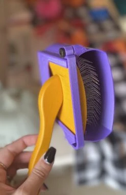 Vanity Fur Brush Cover Small - Cyan -Grooming Tools Sales VF BRC CYA S 5