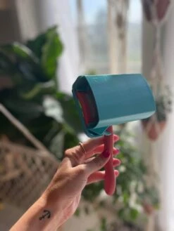 Vanity Fur Brush Cover Small - Cyan -Grooming Tools Sales VF BRC CYA S 8