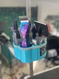 Vanity Fur Houndabout Caddy With Pole And Tabletop - Magenta -Grooming Tools Sales VF HBT MAG 3