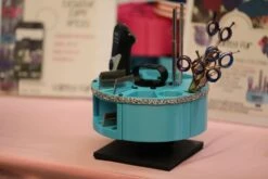 Vanity Fur Houndabout Caddy With Pole And Tabletop - Magenta -Grooming Tools Sales VF HBT MAG 4