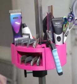 Vanity Fur Houndabout Caddy With Pole And Tabletop - Purple -Grooming Tools Sales VF HBT PUR 6