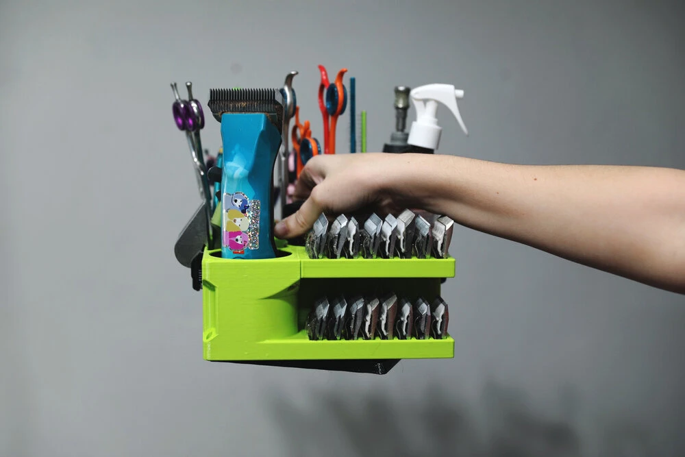 Vanity Fur Mini Cube Caddy With Pole And Tabletop - Jolly Purple 3 Vanity Fur Mini Cube Caddy With Pole And Tabletop - Jolly Purple - Image 3