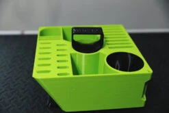 Vanity Fur Mini Cube Caddy With Pole And Tabletop - Lime Green -Grooming Tools Sales VF MCC LMG 3