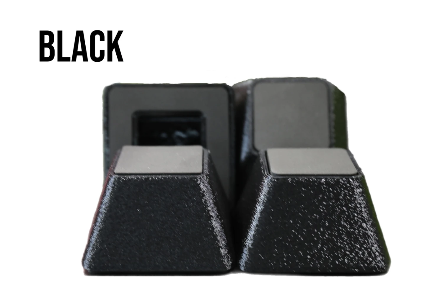 Vanity Fur Stacking Blocks Set Of 4 Large 4" X 4" - Black 9 Vanity Fur Stacking Blocks Set Of 4 Large 4" X 4" - Black - Image 9