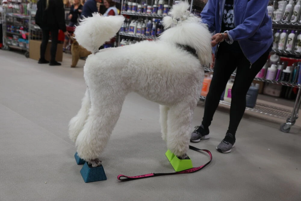 Vanity Fur Stacking Blocks Set Of 4 Medium 3" X 3" - Light Pink 8 Vanity Fur Stacking Blocks Set Of 4 Medium 3" X 3" - Light Pink - Image 8